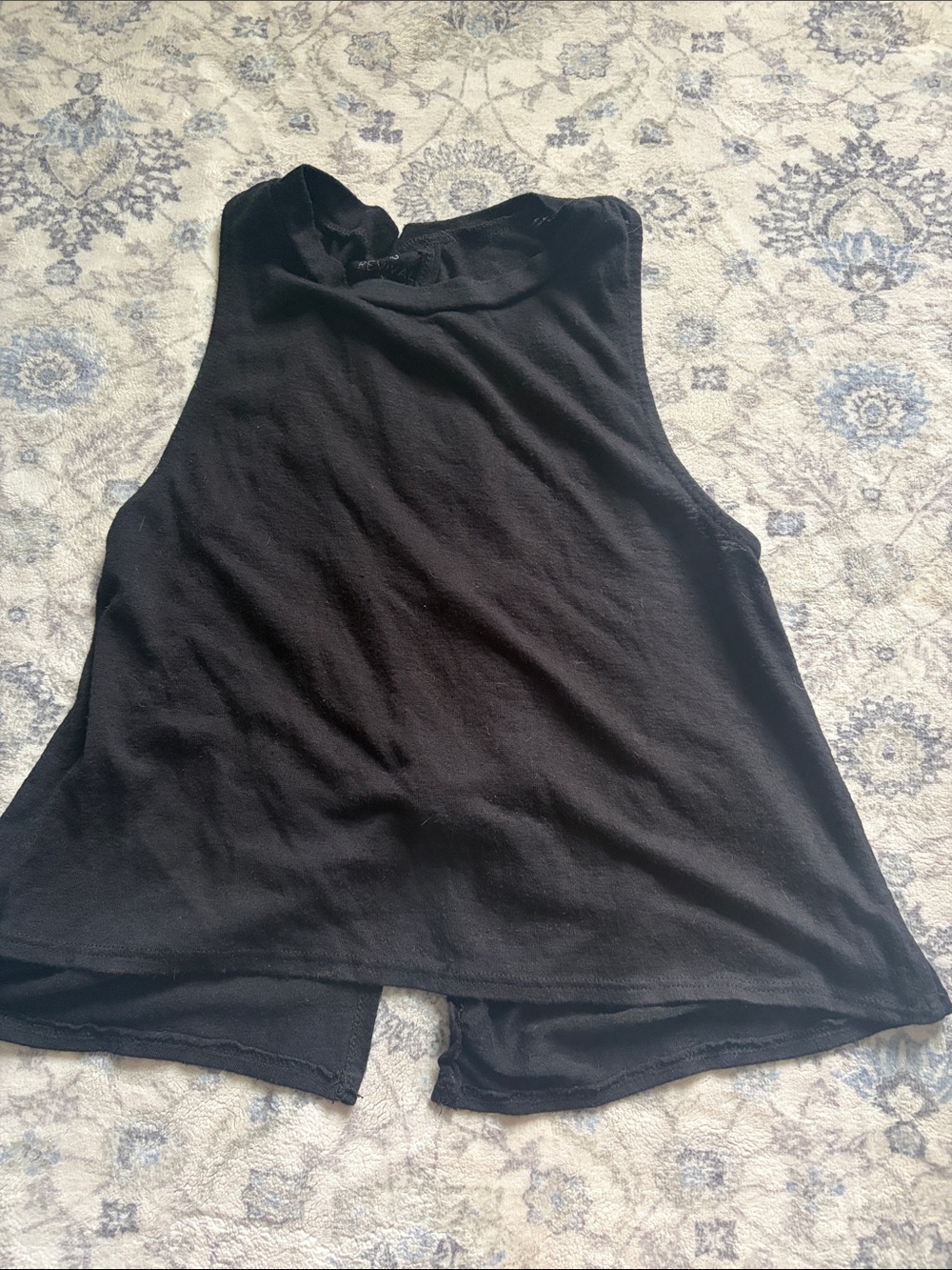 Everyday Black Sleeveless Tank Top yoga